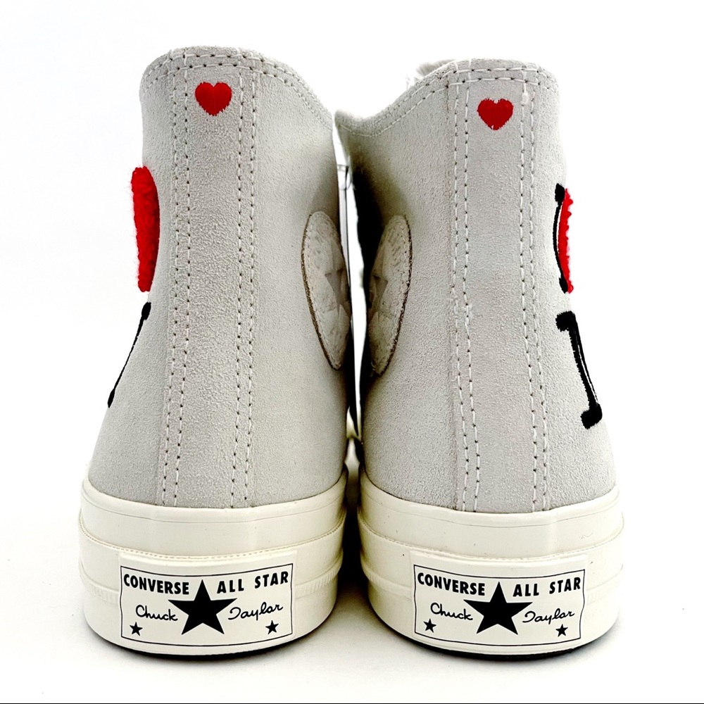 🆕 Converse High Top Sneakers I Love New York 7.5 - Picture 4 of 15